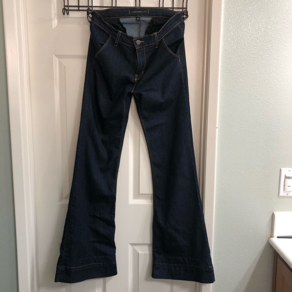 Flying Monkey High wasted dark wash jeans